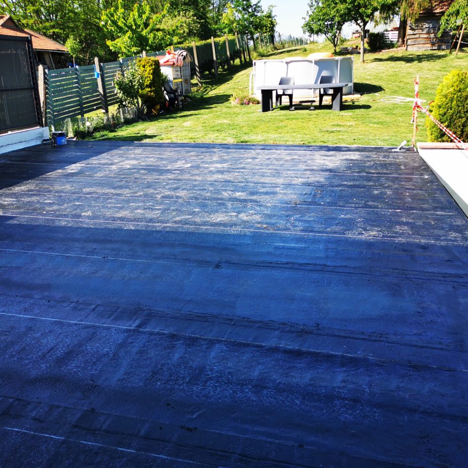 Etanchéité bicouche dessus garage à Mommenheim par Cebat
